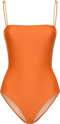 DOLLA PARIS Lola one piece swimsuit w/chain straps