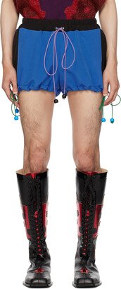 ANDREJ GRONAU SSENSE Exclusive Blue Shorts