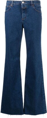 Gillan low-rise flared jeans