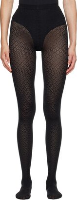 Black Pattern Tights