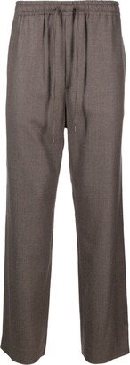 Straight-Leg Wool Trousers-BF