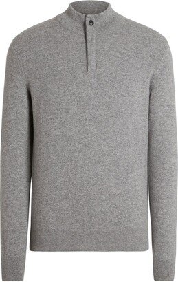 Oasi mock-neck cashmere jumper