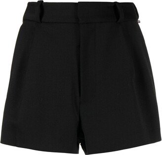 Bow-Detail High-Waisted Shorts