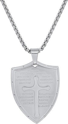 HMY JEWELRY The Shield of Faith Pendant Necklace