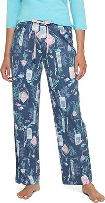 Cocktail In The Garden PJ Pants (Vintage Indigo) Women's Pajama