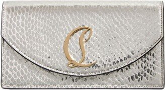 Exclusive Loubi54 Metallic Leather Clutch Bag