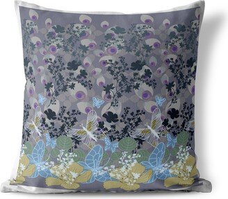 Amrita Sen Designs Amrita Sen Papillon Paradise Indoor Outdoor Pillow Zip