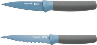 Leo 2Pc Cutlery Set, Blue