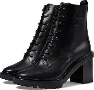 95 mm Double T Lug Boot (Perfect Black) Women's Boots