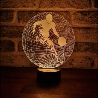 Basketball Gift Led Desk Lamp. Mom. Brother Gift. Anniversary Baby Kids Funny Mother Father