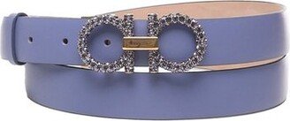 Embellished Gancini Buckle Belt