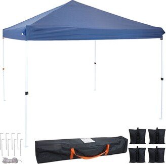 Sunnydaze Decor Sunnydaze Standard Pop-Up Canopy with Carry Bag and Sandbags - 12' x 12' - Blue