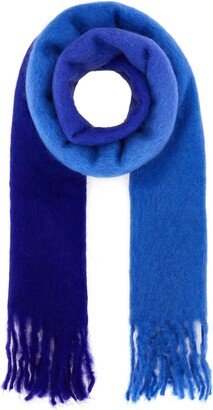 Two-tone Mohair Blend Scarf