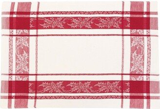 Jacquard Holly Cotton Placemat Set of 6