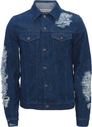 Distressed Denim Jacket-BF