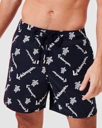 Men's Jellyfish & Turtle Swim Trunks