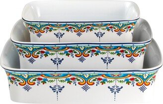 Zanzibar Stoneware 3 Piece Baking Dishes