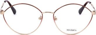 Max&co. Round Frame Glasses-AH