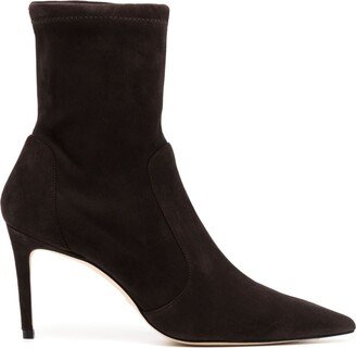 Stuart 85mm suede boots