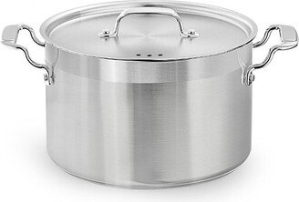 5-Quart Stainless Steel Stockpot - 18/8 Food Grade Heavy Duty Large Stock Pot for Stew, Simmering, Soup, Includes Lid