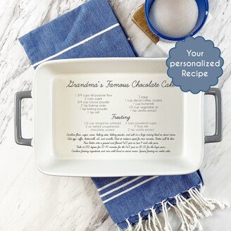 Custom Engraved Casserole Dish | Personalized Hand Written Recipe Recipe Pan Engraved Baking Dish Bridal Shower Gift Mother-AA