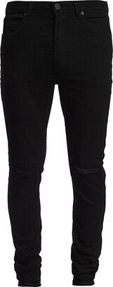 Greyson Slit-Knee Stretch Japanese Skinny Jeans