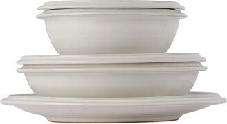 BKLYN CLAY Five-Piece White Saturn Dinnerwear Set