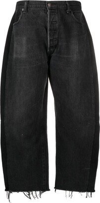 Cropped Wide-Leg Jeans-AG