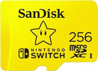 SanDisk 256GB microSDXC Memory Card, Licensed for Nintendo Switch