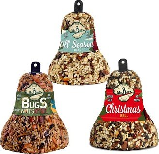 Mr. Bird Home & Garden 6.0 All Season Christmas Bugs Nuts Bird Feed Bells No Mess Mr Bird - Bird And Wildlife Food