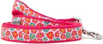 The Worthy Dog Fleurs Dog Leash - Pink - S