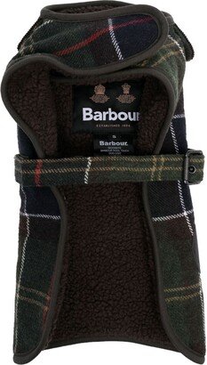 Tartan-Pattern Dog Coat