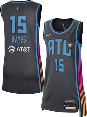 Women's Tiffany Hayes Black Atlanta Dream Rebel Edition Jersey