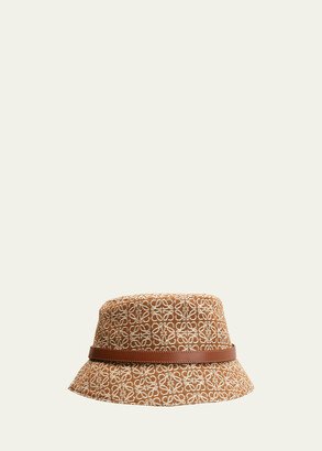 Allover Anagram Jacquard Bucket Hat