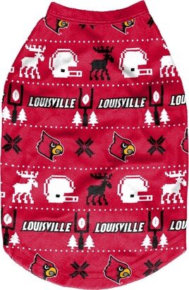 Foco Louisville Cardinals Printed Dog Sweater