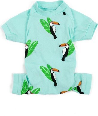 Leveret Dog Cotton Pajama Toucan Bird