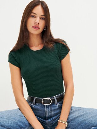 Teo Cashmere Short Sleeve Sweater
