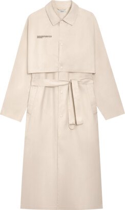 Organic Cotton Trench Coat — sand M