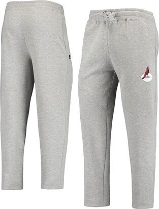 Men's Starter Heathered Gray Arizona Cardinals Team Throwback Option Run Sweatpants