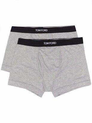 Logo-Waistband Boxer Briefs (Pack Of 2)-AA