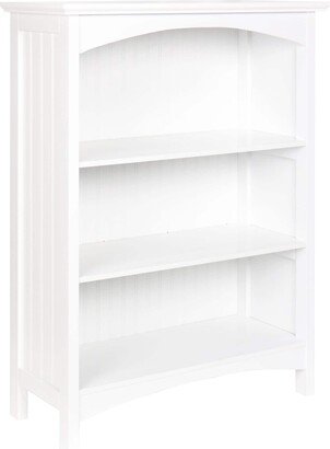 EPOWP 3 Tier Bookcase with 2 Arched Supports, 40 Inches, White