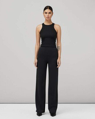 Irina Ponte Wide Leg Pant Relaxed Fit Pant-AA