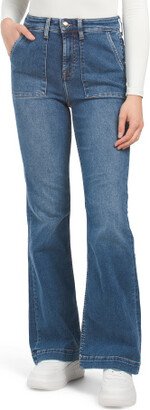 Trouser Jeans With Patch Pockets for Women