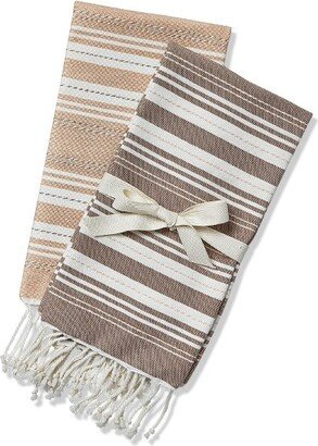 tagltd SOLA GUEST TOWEL Set of 2 BEIGE