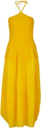 Halterneck Sleeveless Maxi Dress