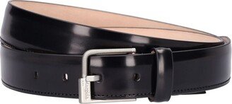 30mm Brushed leather belt