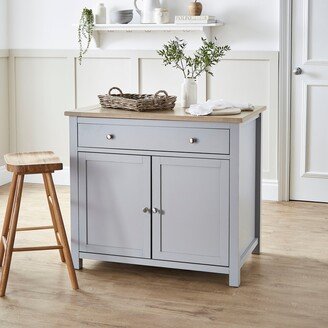 Dunelm Olney Kitchen Island, Grey Grey