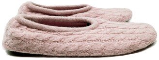 Ladies Ballerina Cables Slippers-AF