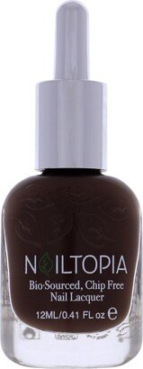 Bio-Sourced Chip Free Nail Lacquer - But First Coffee by Nailtopia for Women - 0.41 oz Nail Polish