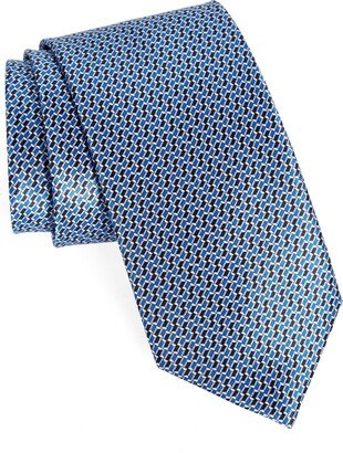 Geo Pattern Silk Tie